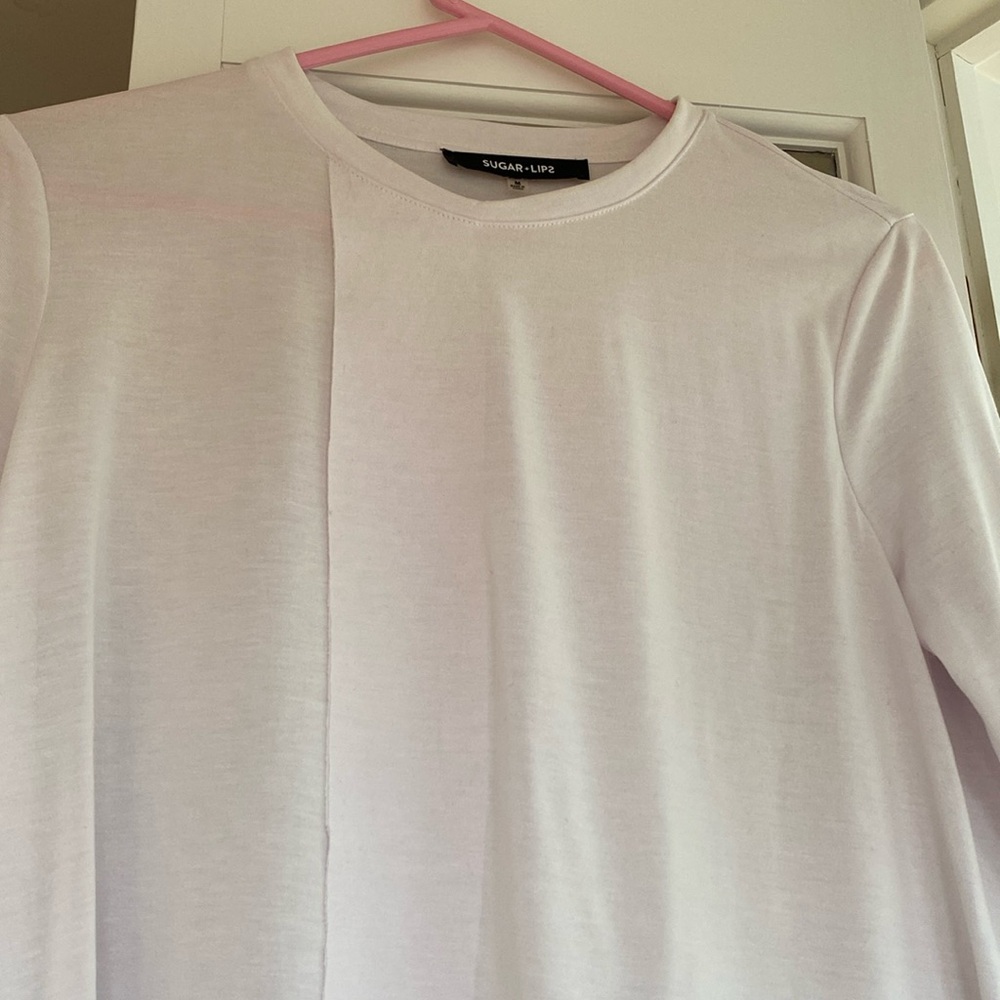 Sugarlips White Long Sleeve Top